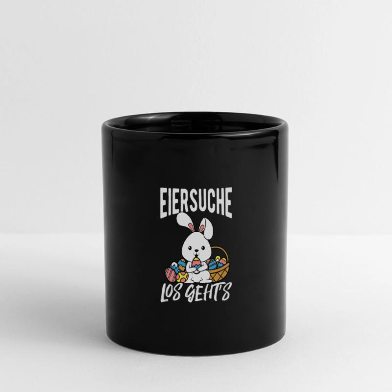 Egg Hunt Let's Go Easter Easter Bunny Easter Eggs Full Colour Panoramic Mug