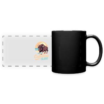 Ich Werde Auf Catalina Island Sein - Panorama-Tasse farbig - Schwarz - Vorne