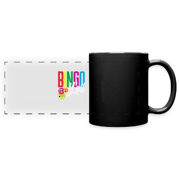 Bingo Y'all Farbenfrohes Bingo Erlebnis - Panorama-Tasse farbig - Schwarz - Vorne