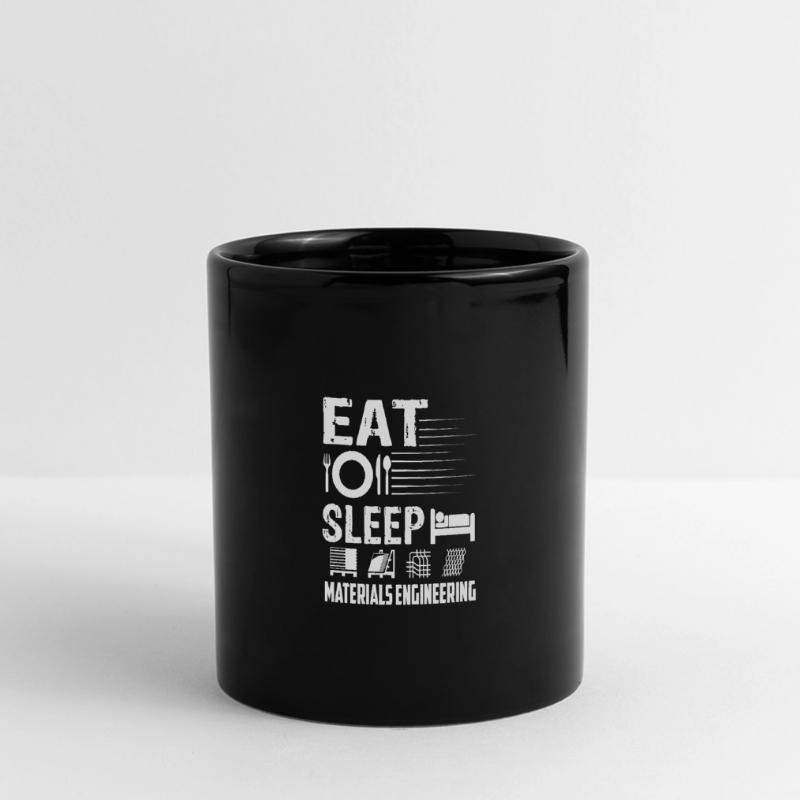 Materials Engineer Eat Sleep Materials Engineering Full Colour Panoramic Mug