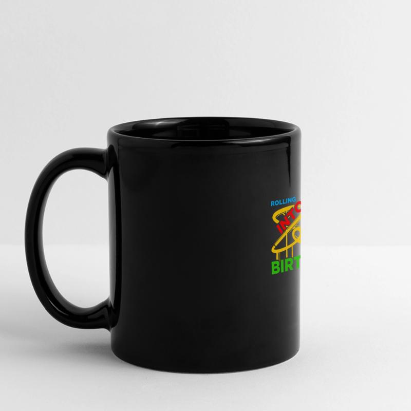 Rolling into Amusement Park Rollercoaster Roller Coaster Full Colour Panoramic Mug