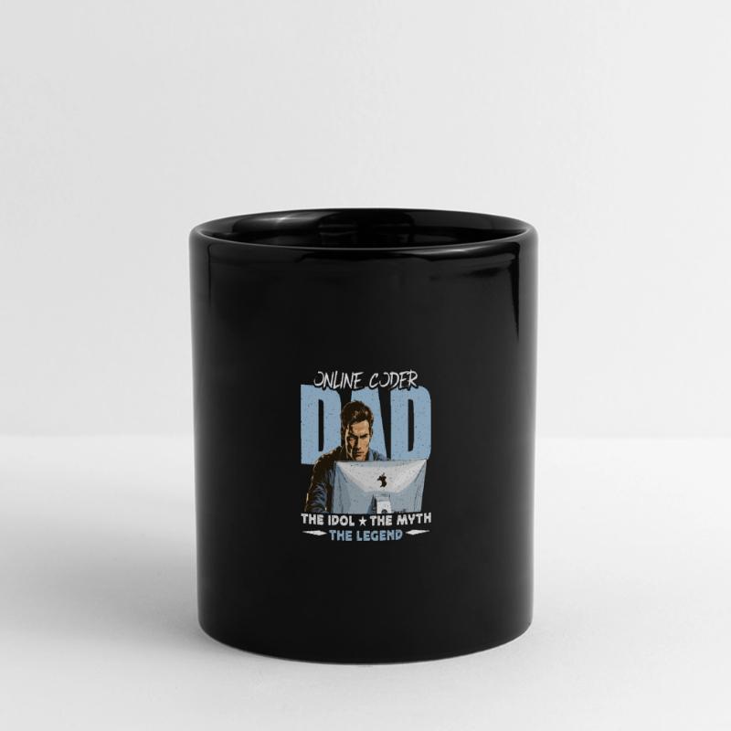 Online Coder Dad The Idol The Myth The Developer Full Colour Panoramic Mug