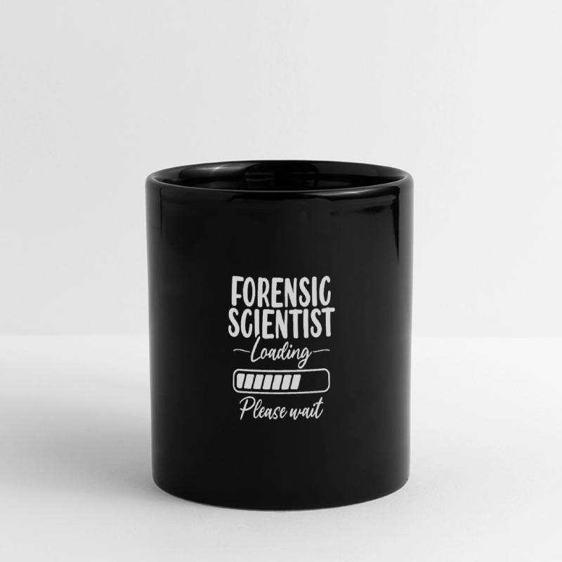 Forensic Science Loading Forensic Scientist Panorama-Tasse farbig