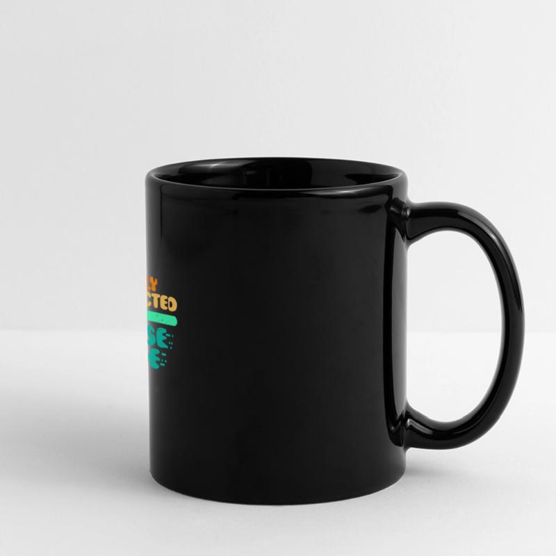 Morsecode Easily Distracted By Morse Code Panorama-Tasse farbig