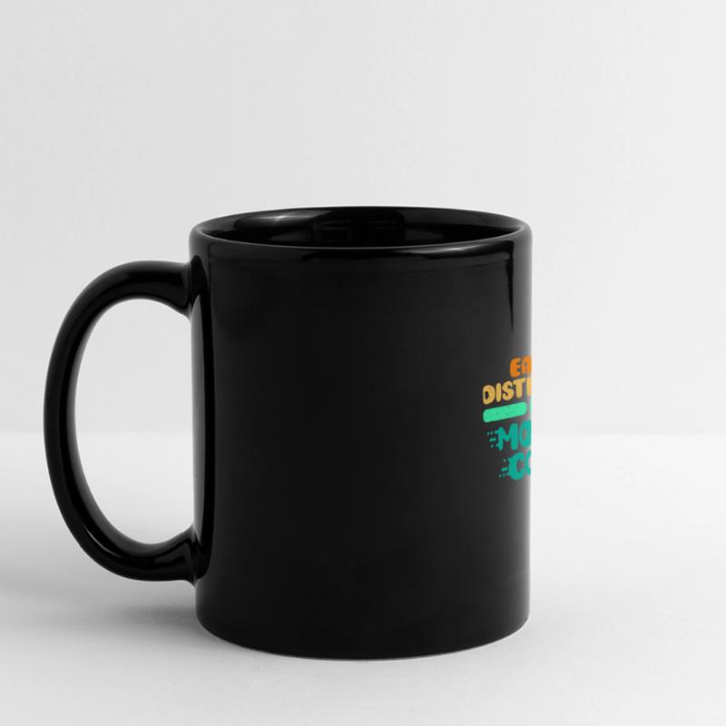 Morsecode Easily Distracted By Morse Code Panorama-Tasse farbig