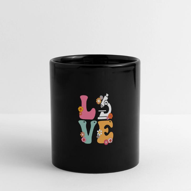 Liebe Medizinischer Laborwissenschaftler Boho Regenbogen MLS Panorama-Tasse farbig
