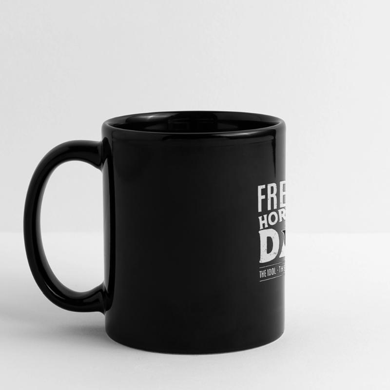 French Horn Player Dad The Idol The Myth Musician Panorama-Tasse farbig