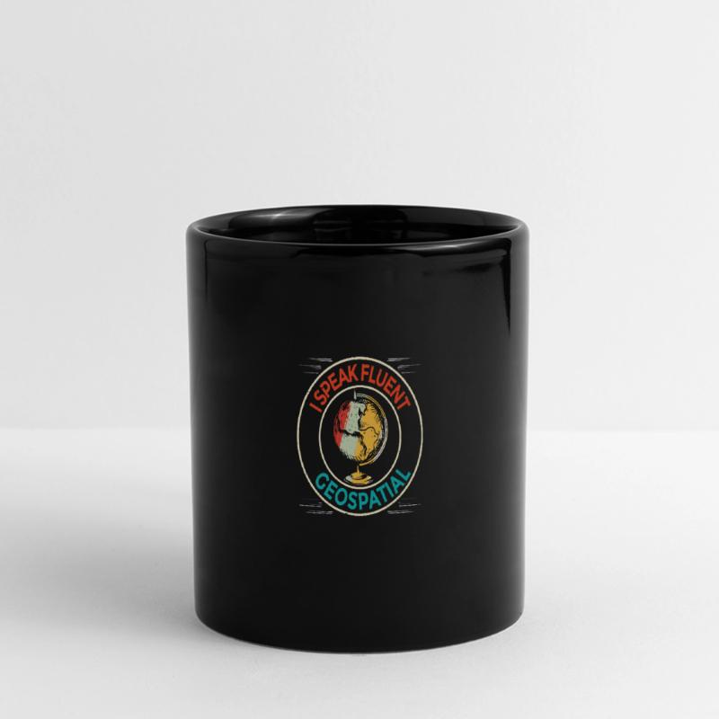 Geografische Informationssysteme Geospatial Panorama-Tasse farbig