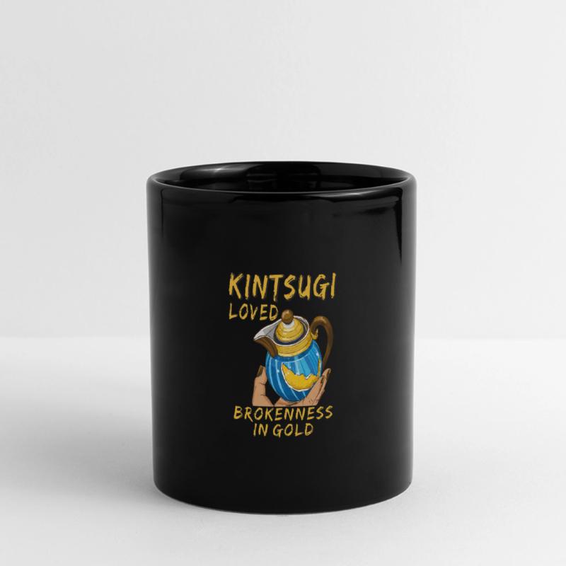 KINTSUGI AIMAIT LA BRISURE EN OR Mug panoramique uni