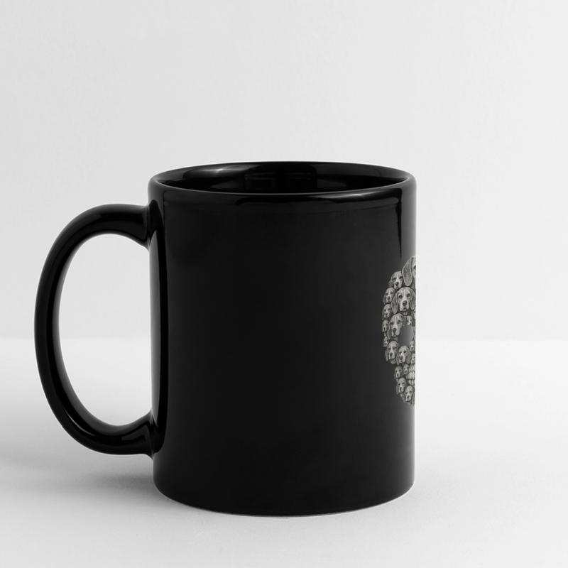 Beagle Panorama-Tasse farbig