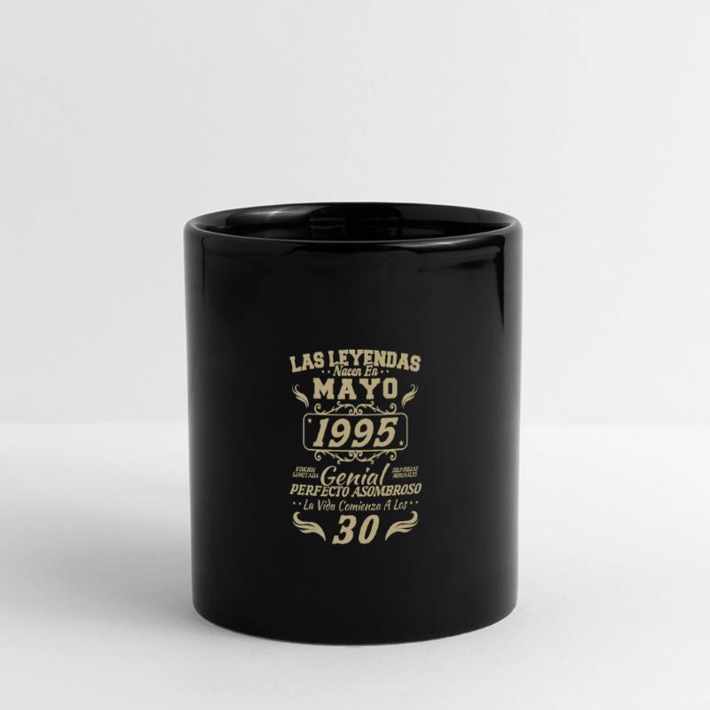 Mai 1995 Vintage Geburtstagsgeschenk Panorama-Tasse farbig