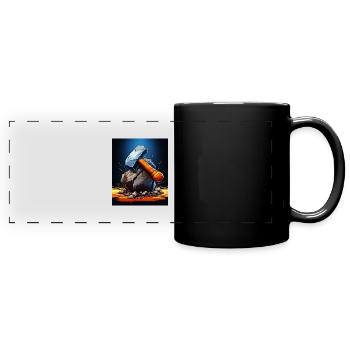 VATHOR HAMMER - Panorama-Tasse farbig - Schwarz - Vorne