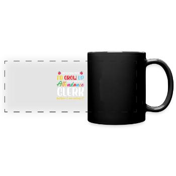 I Never Dreamed I'd Grow Up To A Super Cool - Panorama-Tasse farbig - Schwarz - Vorne