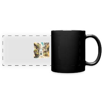 Anime / Comic / Japanese / Animation / Cartoon - Full Colour Panoramic Mug - black - Front