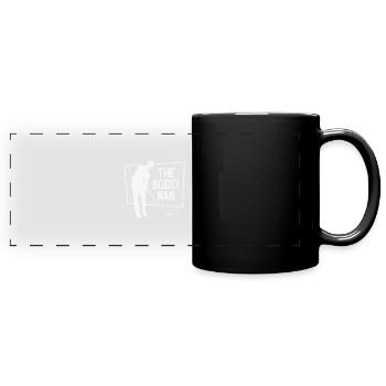 Golfspieler Golfplatz Golfer - Panorama-Tasse farbig - Schwarz - Vorne