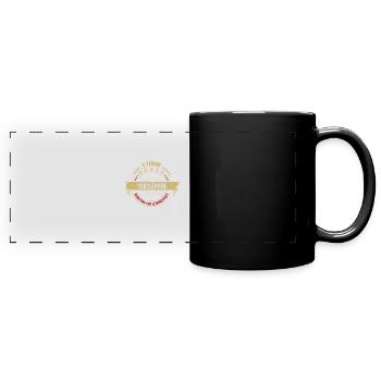 Verkäufer Einzelhandel Ausbildung Geschenk lustig - Panorama-Tasse farbig - Schwarz - Vorne
