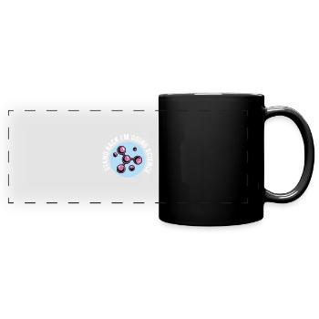 Je fais un cadeau d’étudiant en biologie scientifique - Mug panoramique uni - noir - Devant