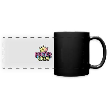 Polter Crew - Panorama-Tasse farbig - Schwarz - Vorne
