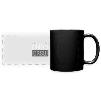 Équipage de fléchettes - Mug panoramique uni - noir - Devant