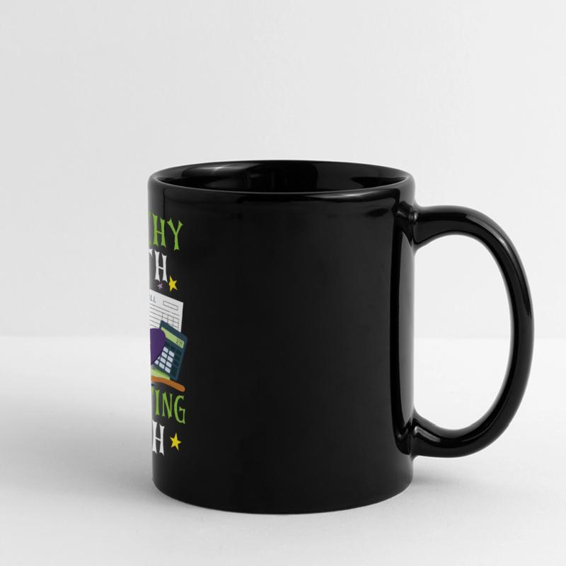Witch Math Haunted Path Comptable Halloween Mug panoramique uni