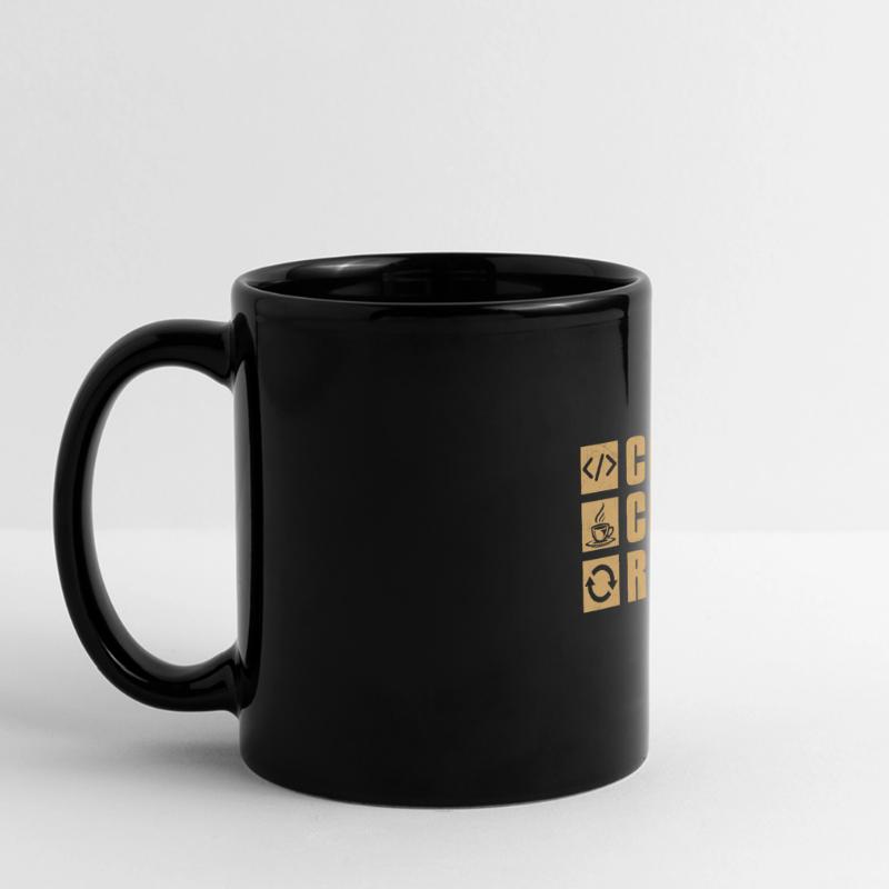 Coffee Coding Programmer Coder Developer Nerd Coff Full Colour Panoramic Mug