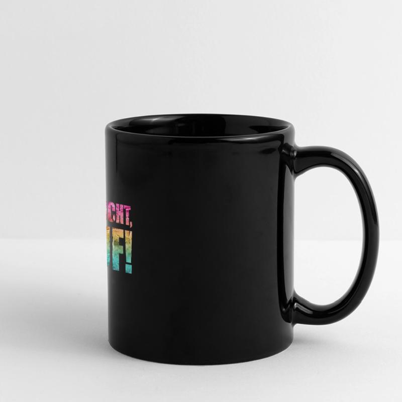 Ne pleurez pas, courez ! - Course à pied, jogging, sport, course à pied Mug panoramique uni