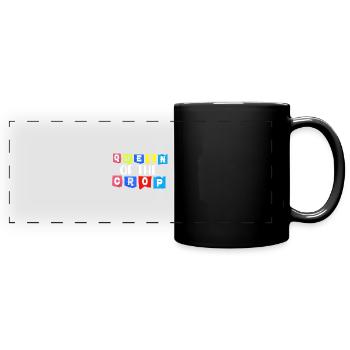 Drôle de citation sarcastique Mode de vie ironique Spruc - Mug panoramique uni - noir - Devant