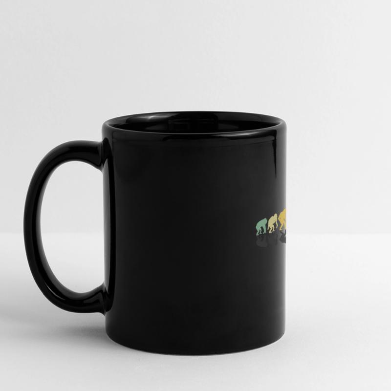 Drummer Evolution Drum Music Lover Drumming Drumme Full Colour Panoramic Mug