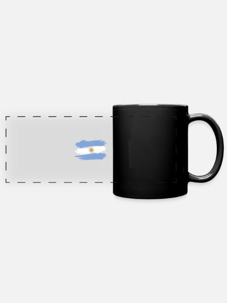Argentinien - Panorama-Tasse farbig - Schwarz
