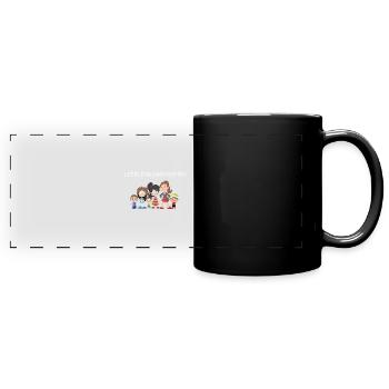 Zeige deine Verbundenheit - Panorama-Tasse farbig - Schwarz - Vorne