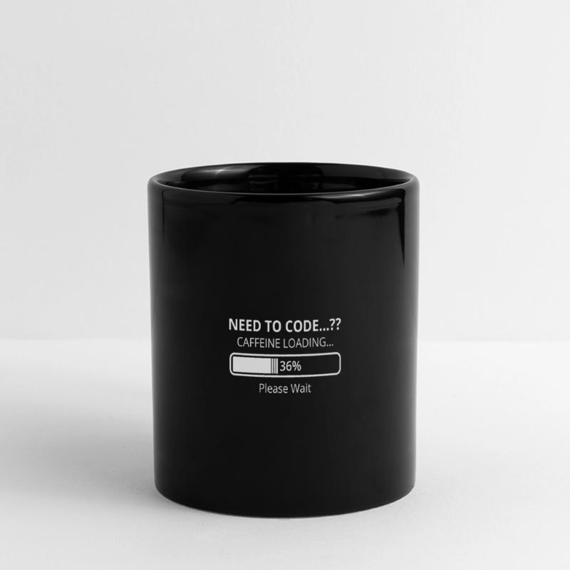 Need To Code Caffeine Loading Please Wait Develope Panorama-Tasse farbig