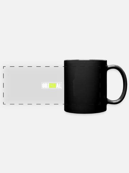 OriGINal GIN Liebhaber Gin - Panorama-Tasse farbig - Schwarz