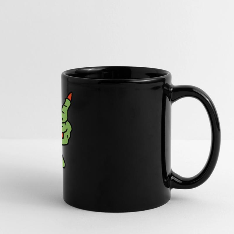 Halloween Zombie Hand Rock Full Colour Panoramic Mug