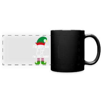 Im Not An Elf Familie Weihnachten Pjs Matching Män - Panorama-Tasse farbig - Schwarz - Vorne