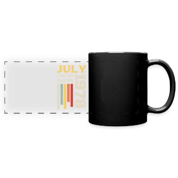 July 1978 - July 1978 Birthday Gift - Full Colour Panoramic Mug - black - Front