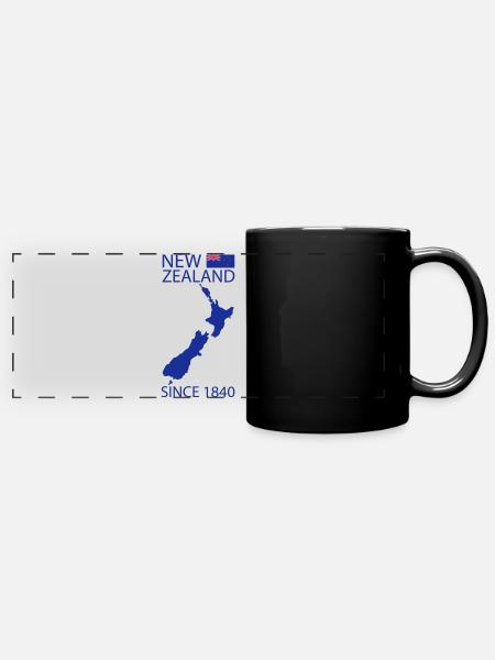 NZL Design 2 - Full Colour Panoramic Mug - black