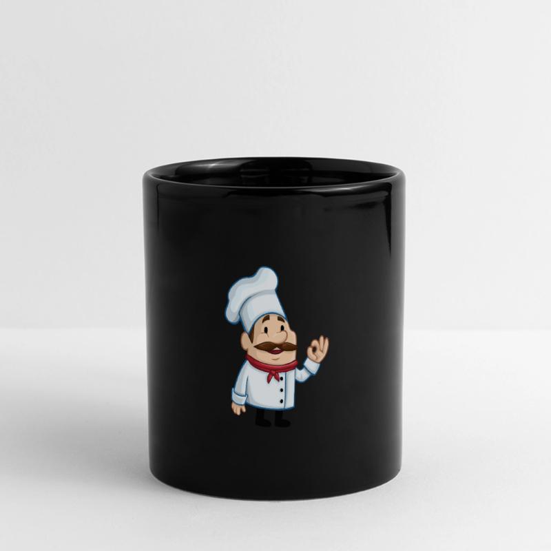 chef chef baker baecker kitchen kitchen kitchen1 Full Colour Panoramic Mug