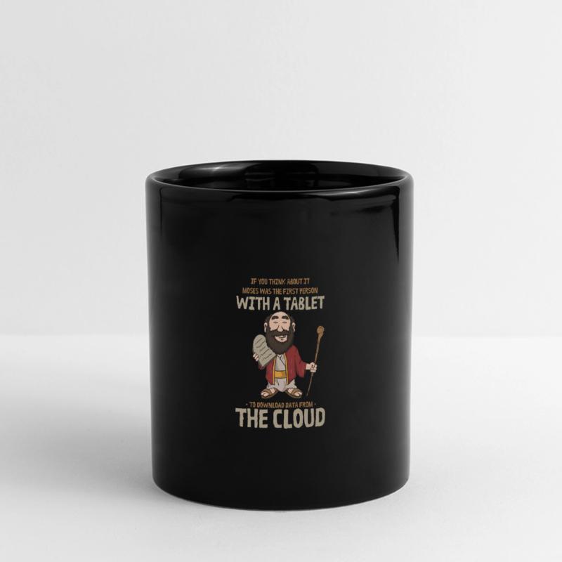 Moses Cloud Tablet Server Admin Tech Support Full Colour Panoramic Mug