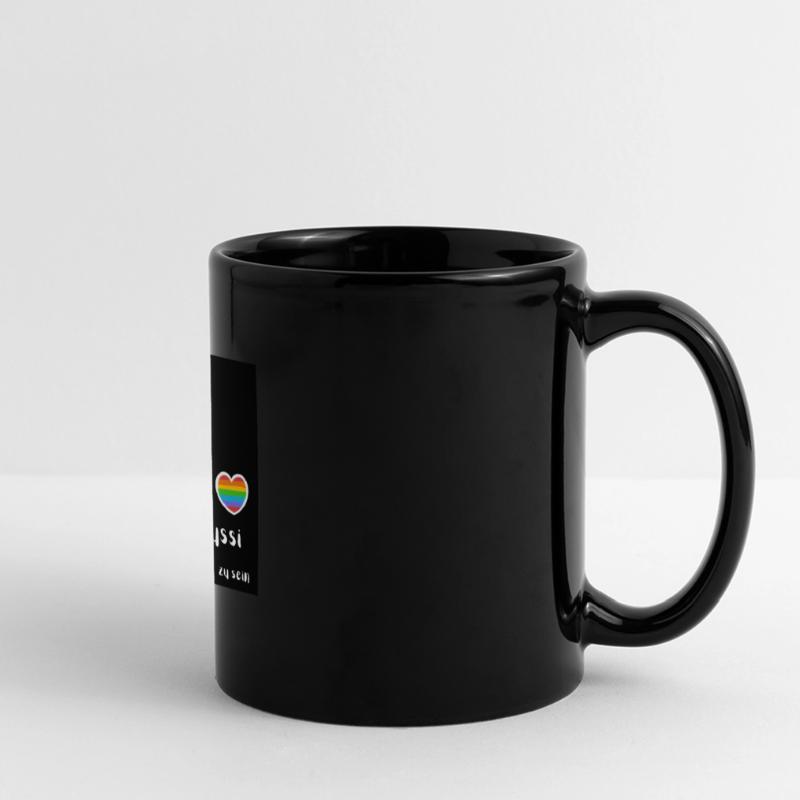 Bunt Regenbogenfarben bild Panorama-Tasse farbig