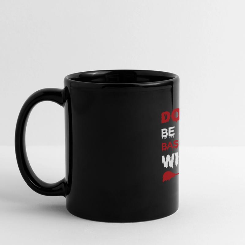 Don´t be a basic witch Halloween Panorama-Tasse farbig