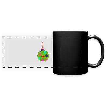 Noël - Mug panoramique uni - noir - Devant