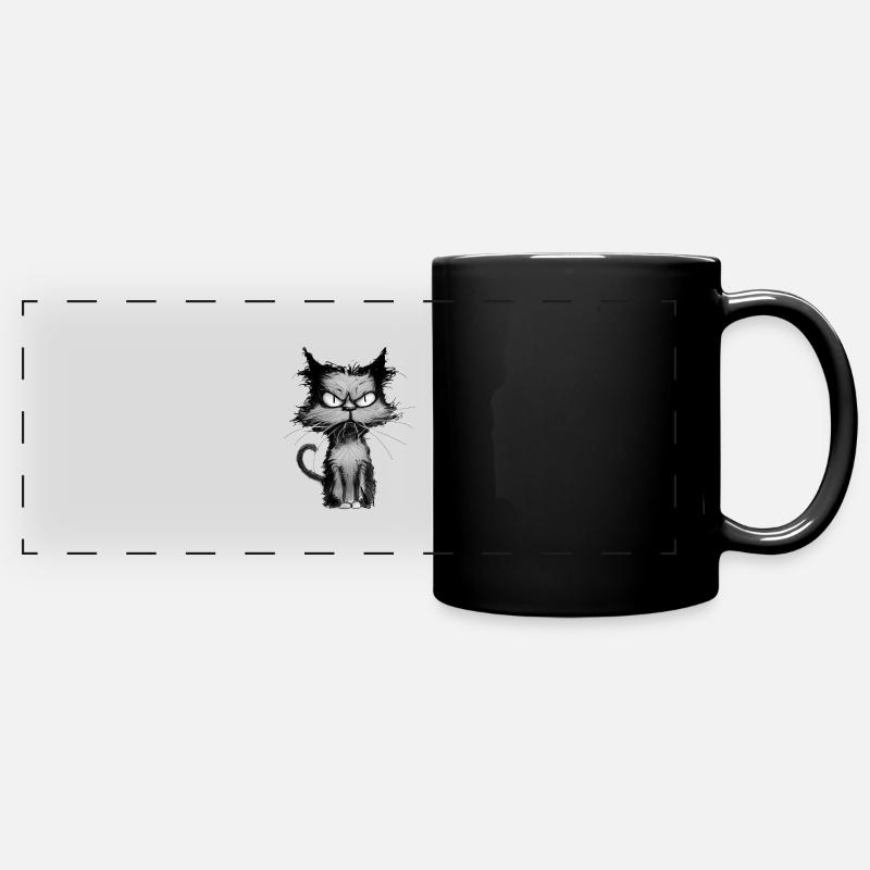 little - Full Colour Panoramic Mug - black