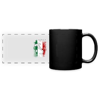 Puglia - Full Colour Panoramic Mug - black - Front