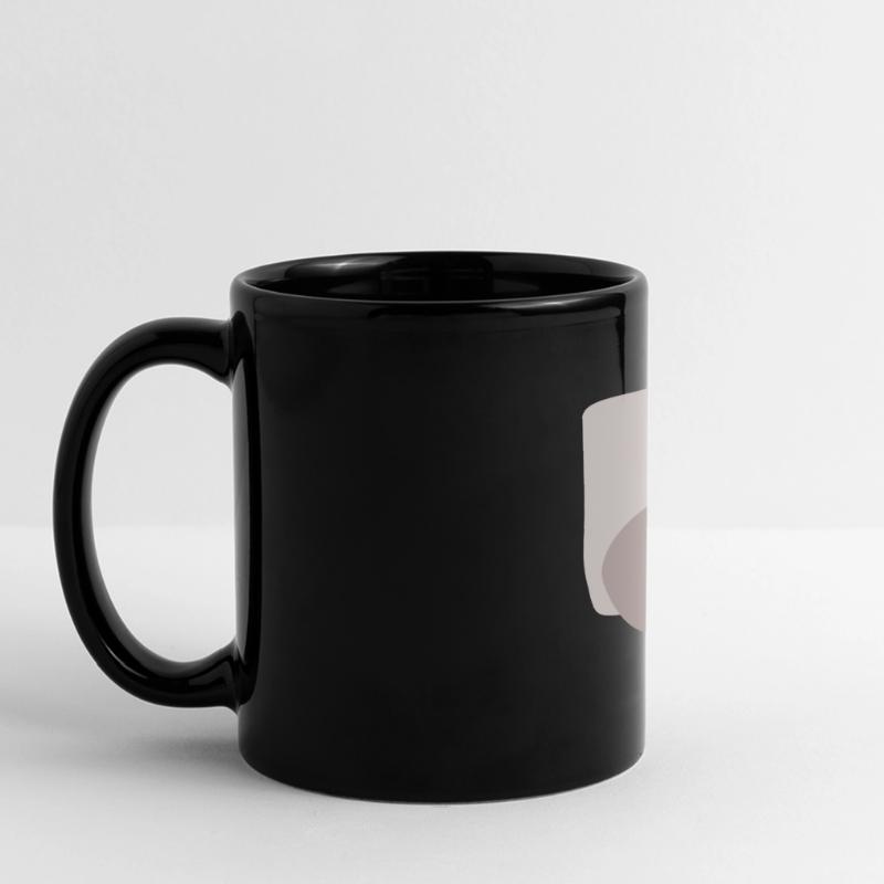 Conception abstraite de différentes formes Mug panoramique uni