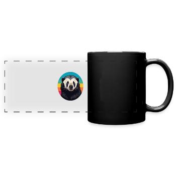 Honey Badger - Full Colour Panoramic Mug - black - Front