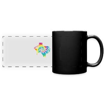 Texas - Panorama-Tasse farbig - Schwarz - Vorne