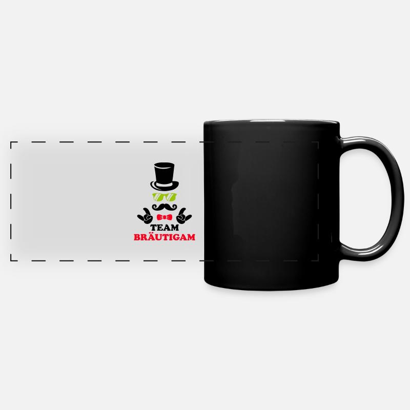 Équipe Groom - Mug panoramique uni - noir