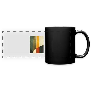 Poster Minimalist Geo - Full Colour Panoramic Mug - black - Front