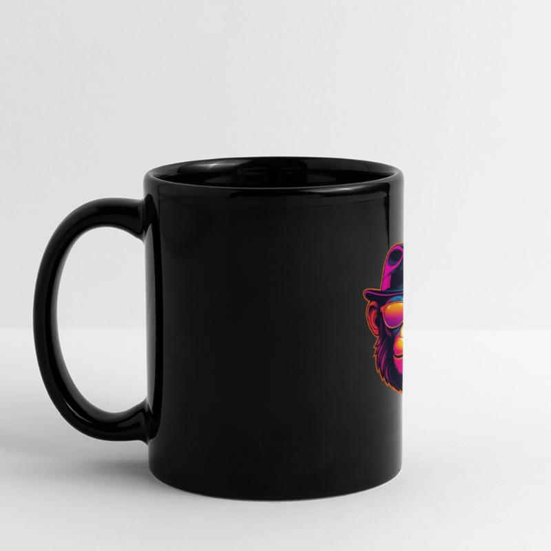 Neon Monkey Full Colour Panoramic Mug