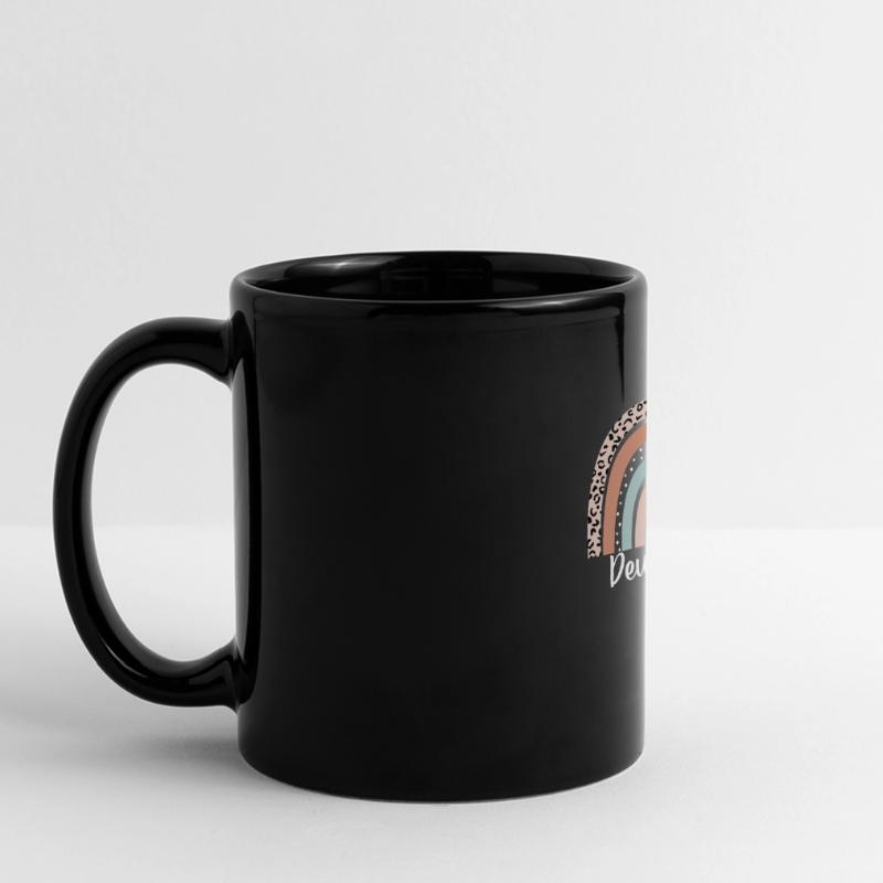 Developer Rainbow Leopard Funny Developer Full Colour Panoramic Mug
